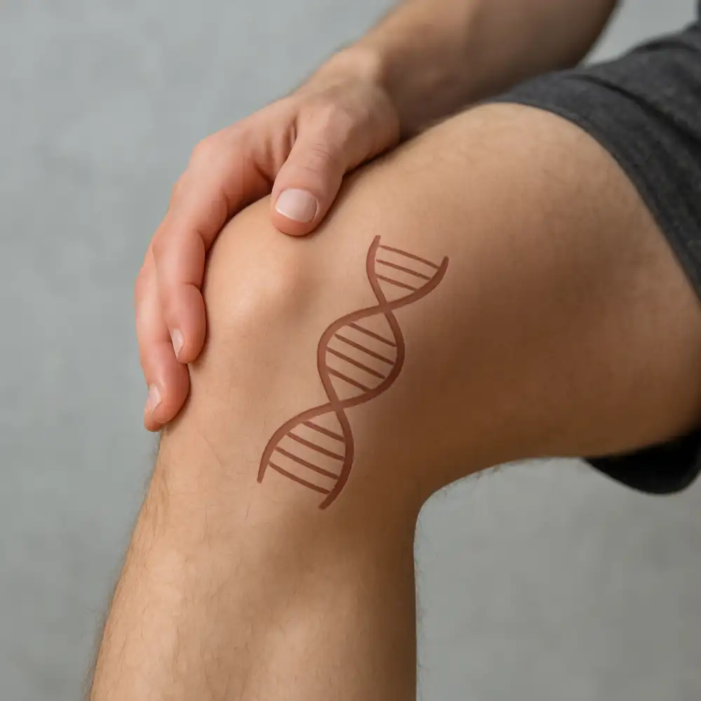 dna v koleni