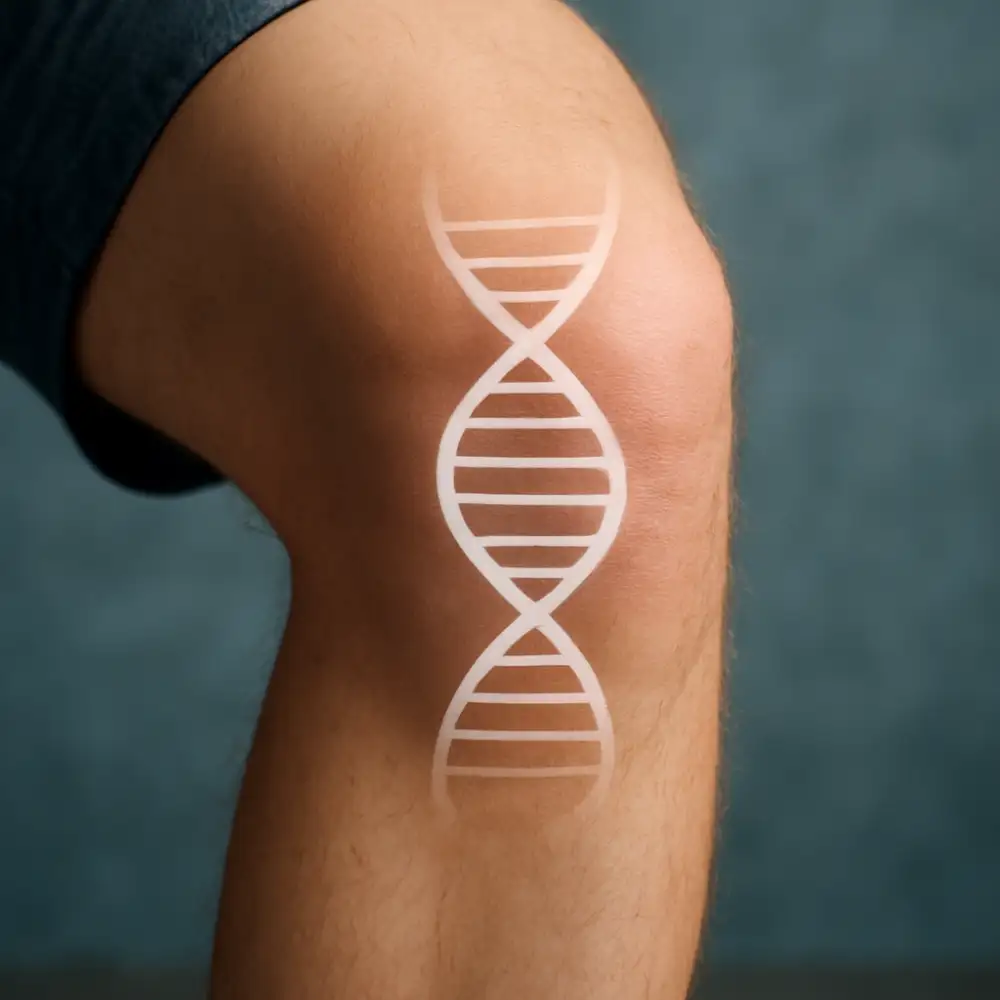 dna v koleni