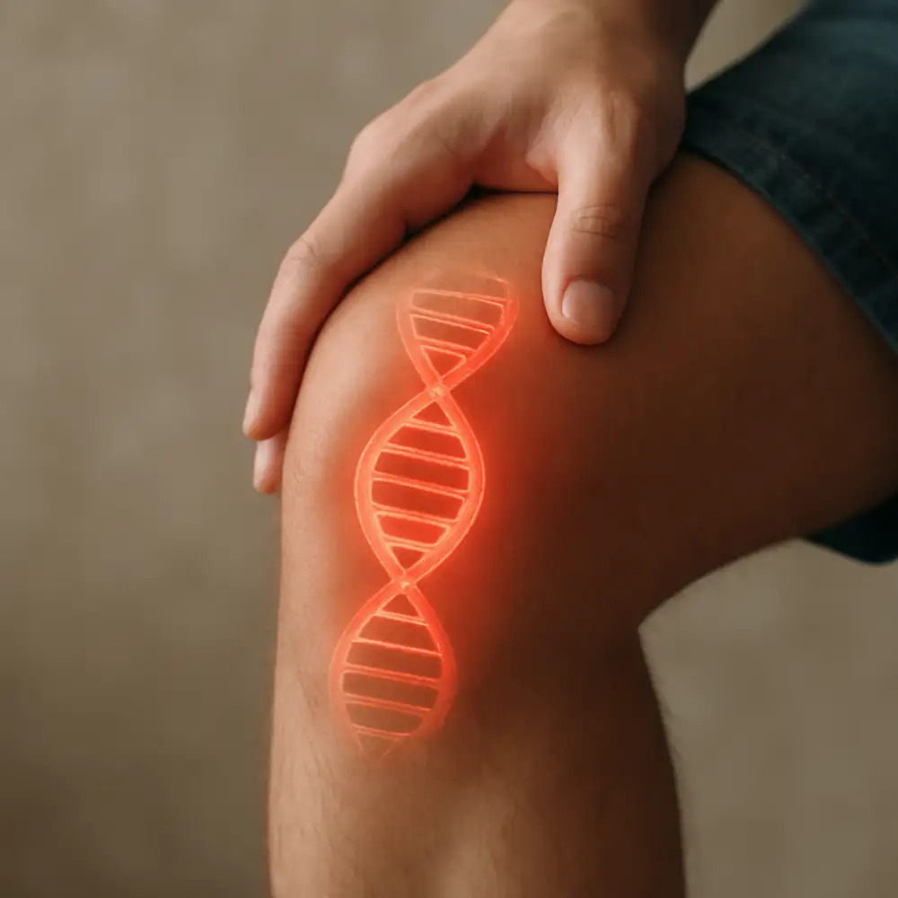 dna v koleni