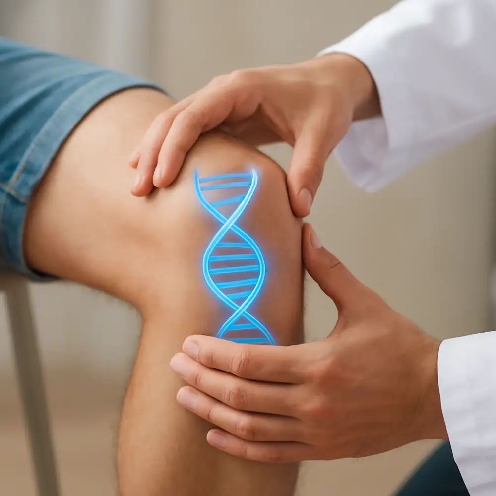 dna v koleni