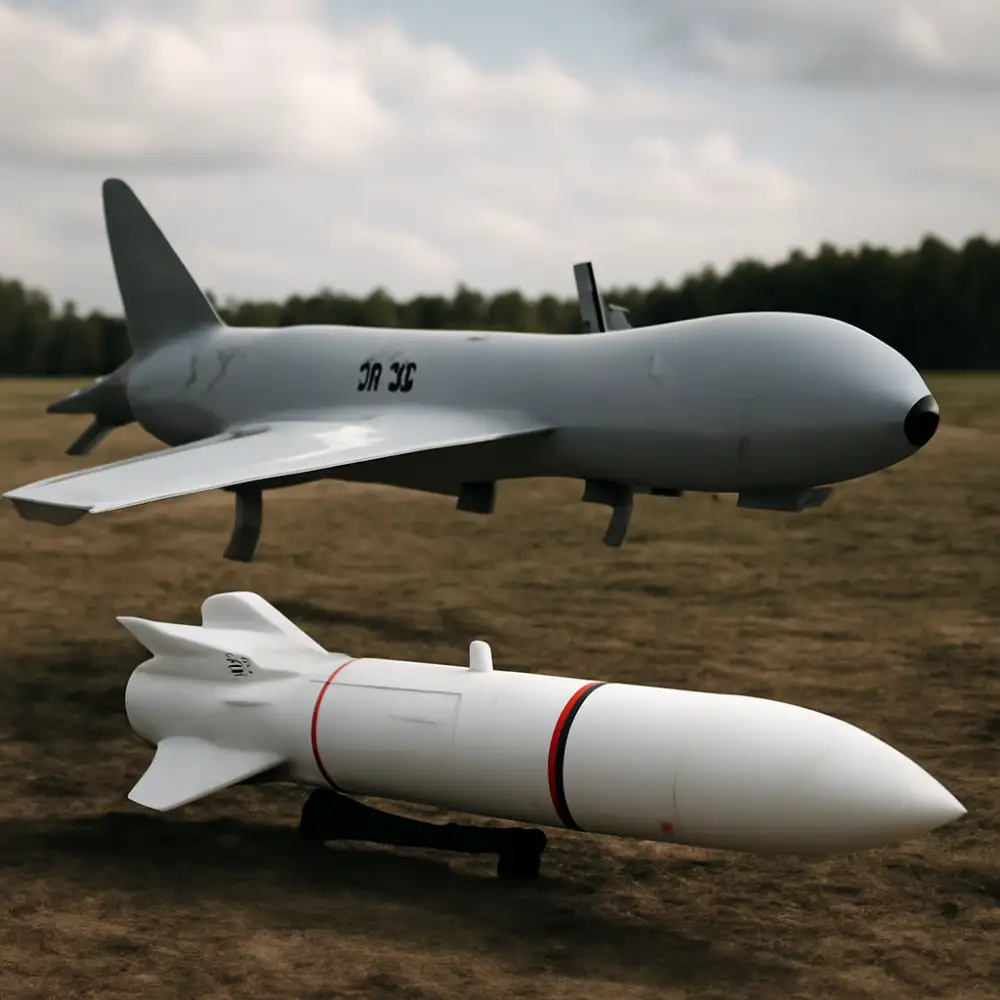 rusky dron polska raketa