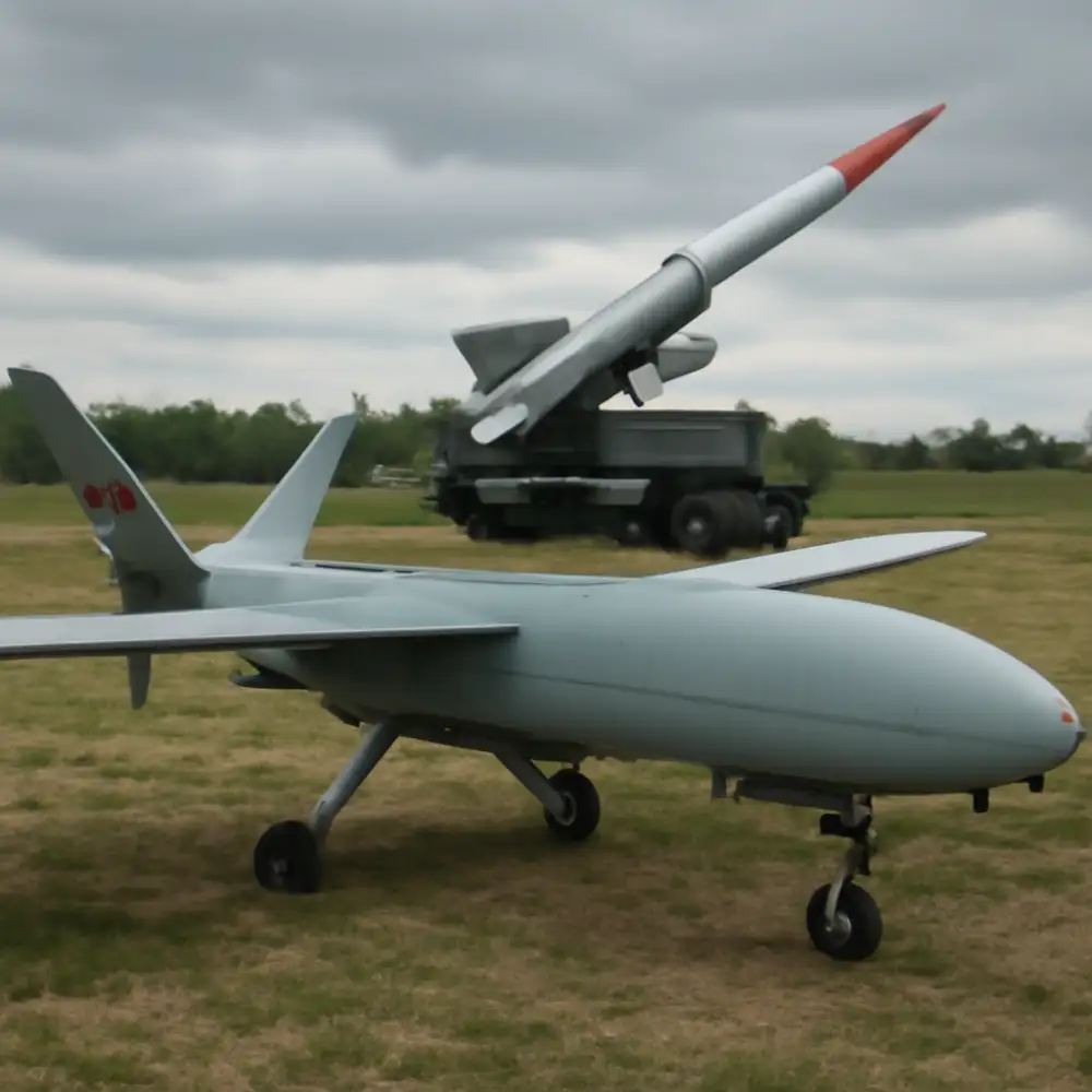 rusky dron polska raketa