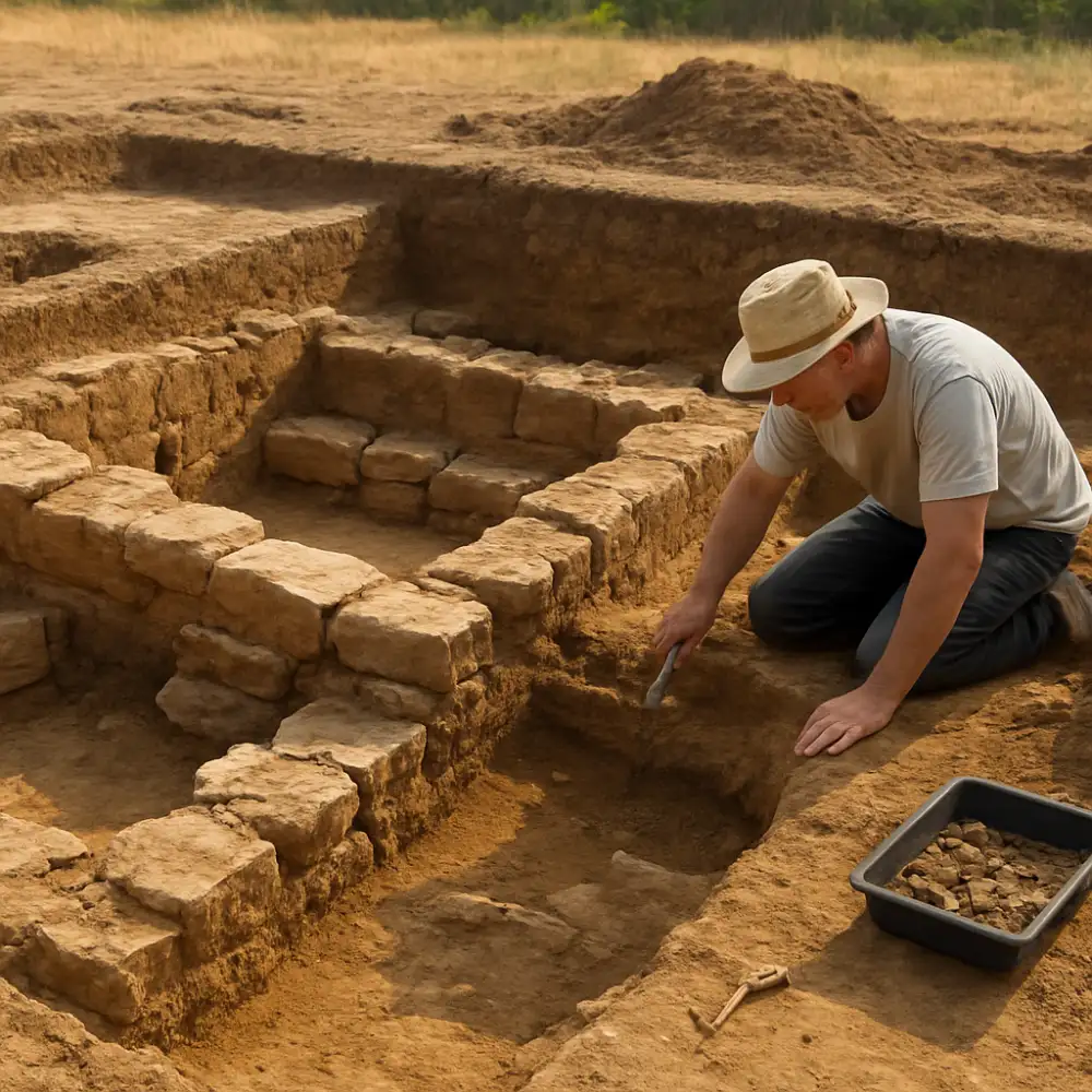 všestary archeologie