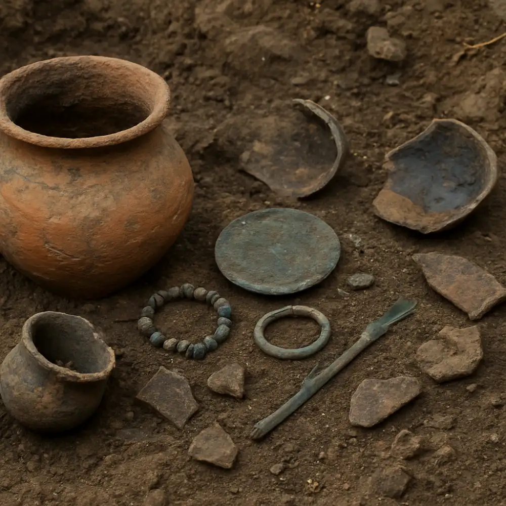 všestary archeologie