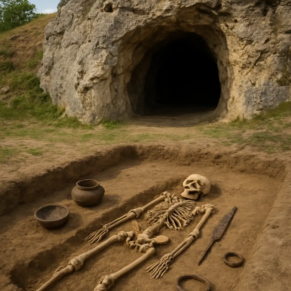 býčí skála archeologie