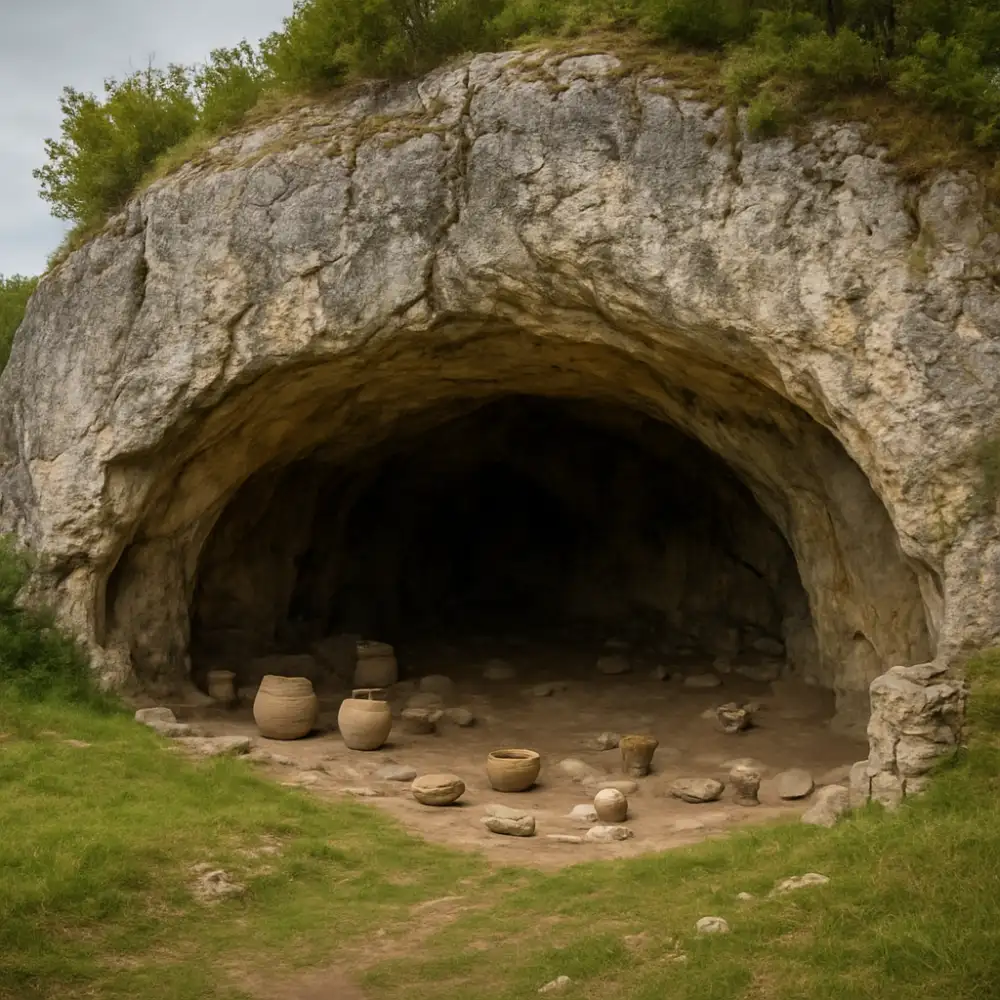 býčí skála archeologie