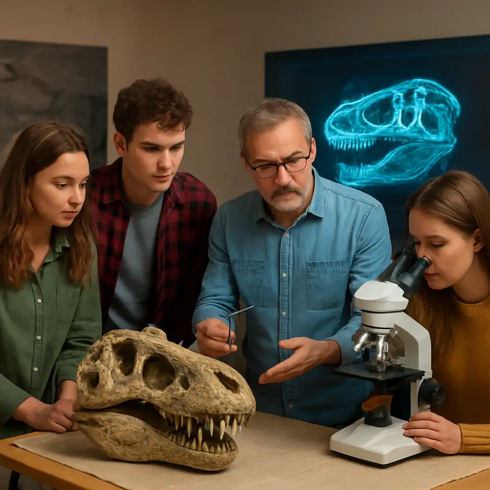 kroužek paleontologie