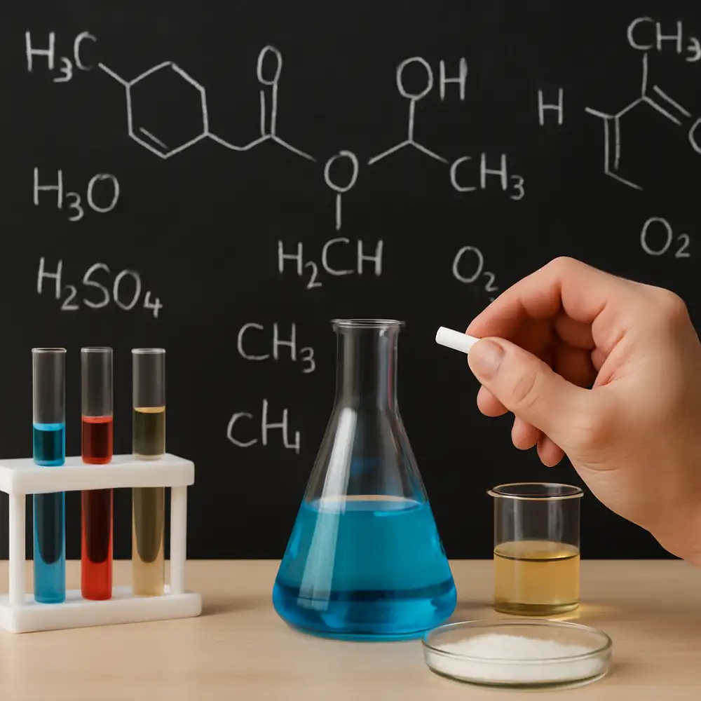 koncovky chemie