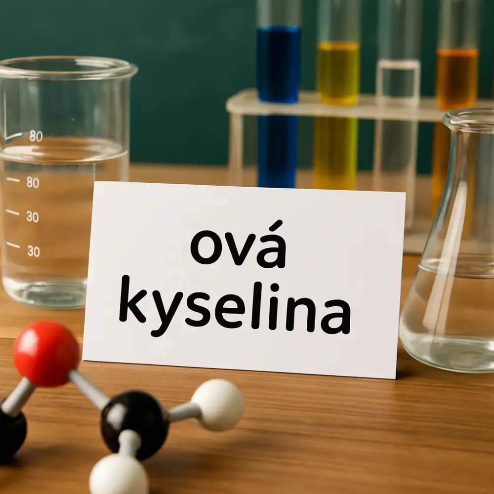 koncovky chemie
