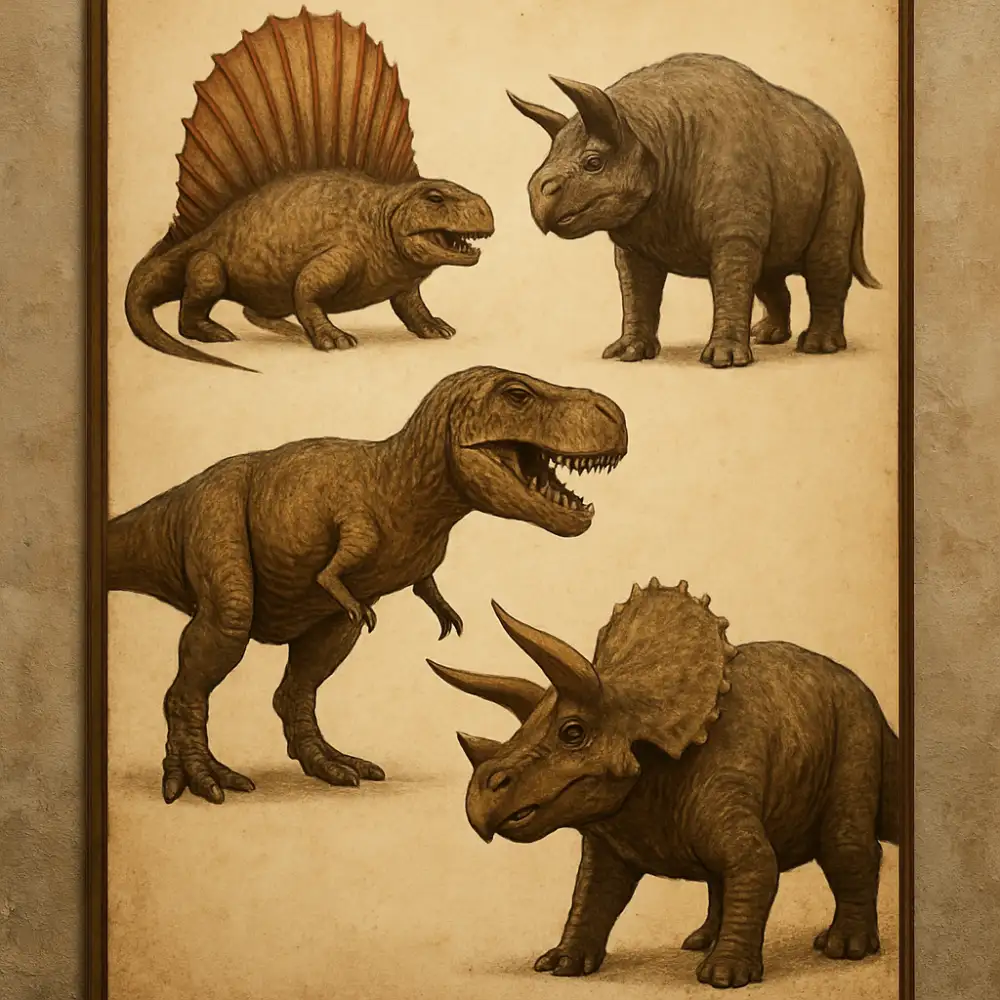 plakát paleontologie