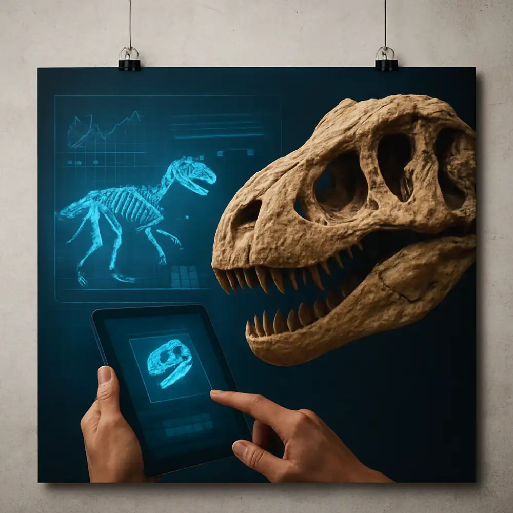 plakát paleontologie