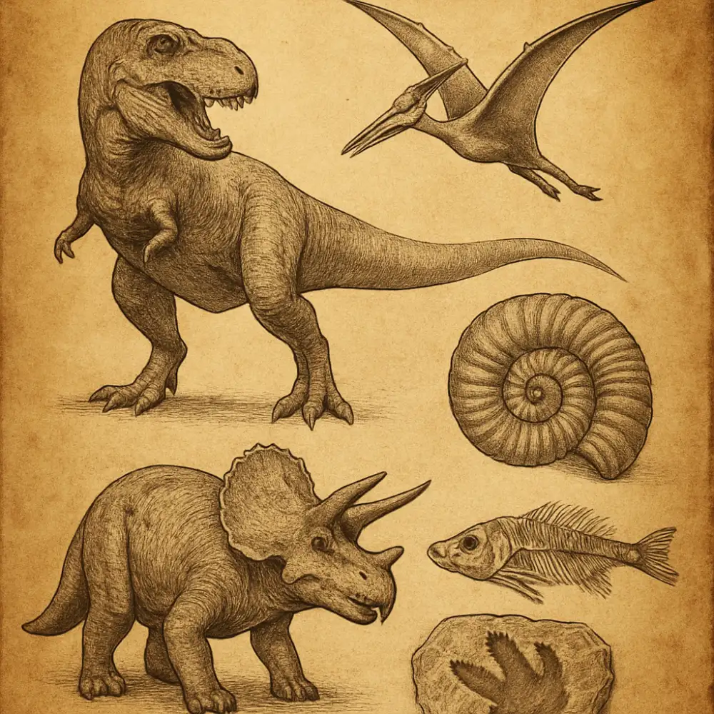 plakát paleontologie