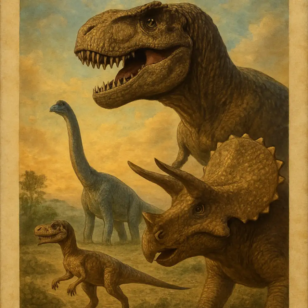 plakát paleontologie