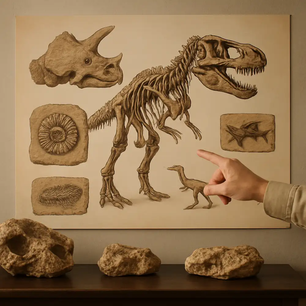 plakát paleontologie