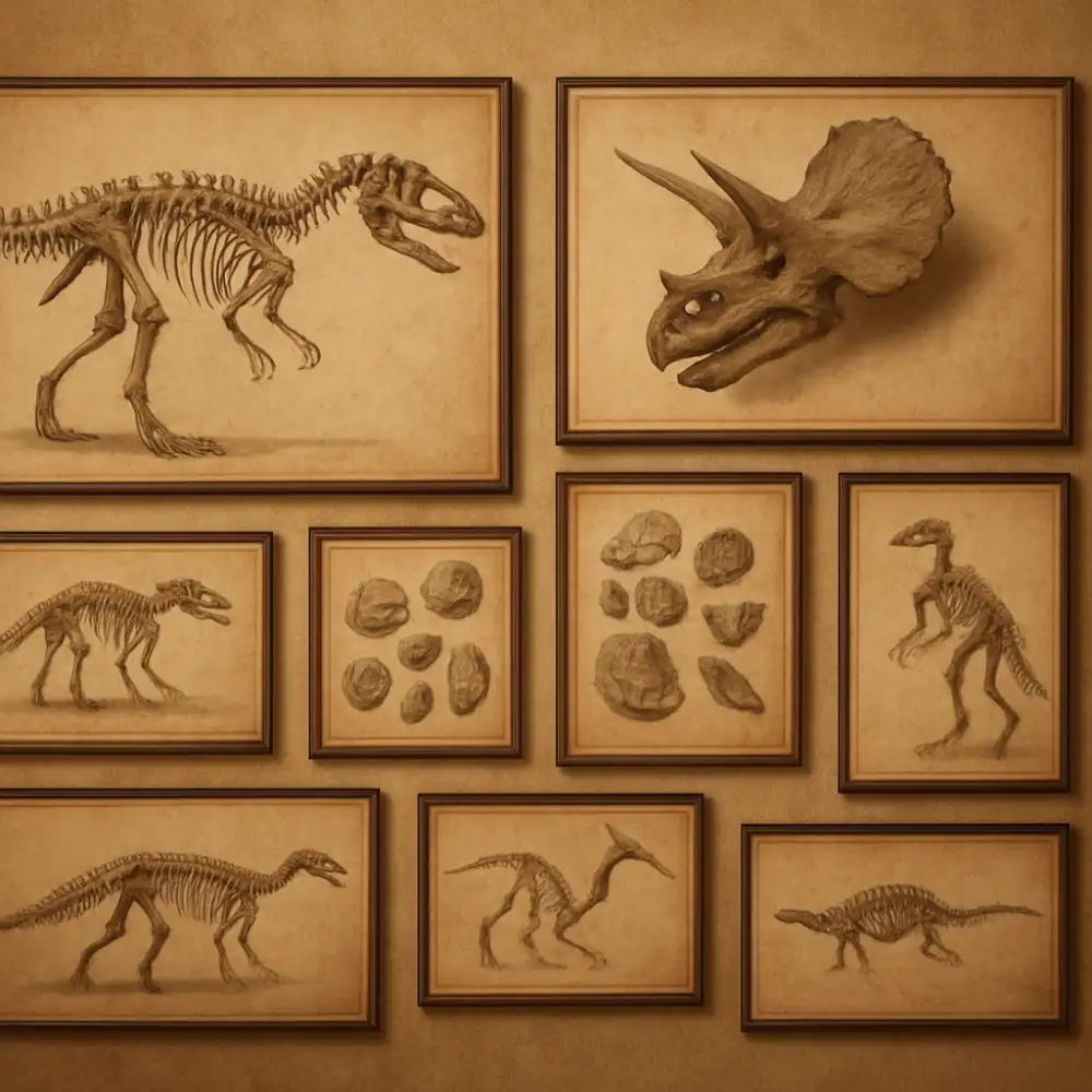 plakát paleontologie