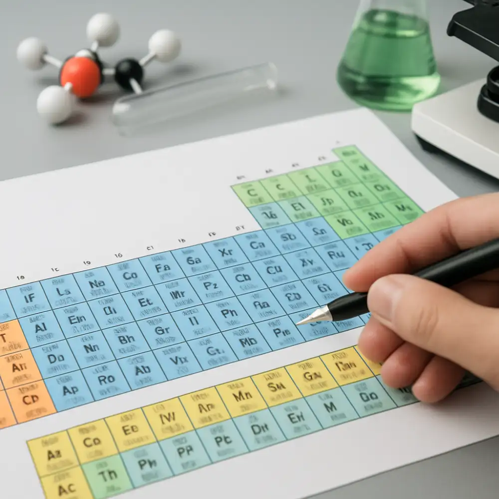 tabulka prvků chemie