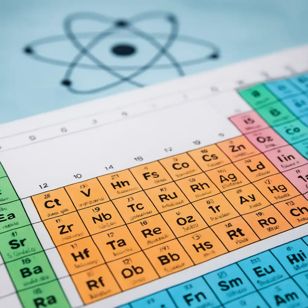 tabulka prvků chemie