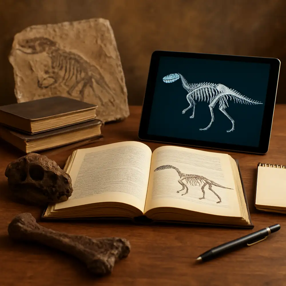 paleontologie literatura