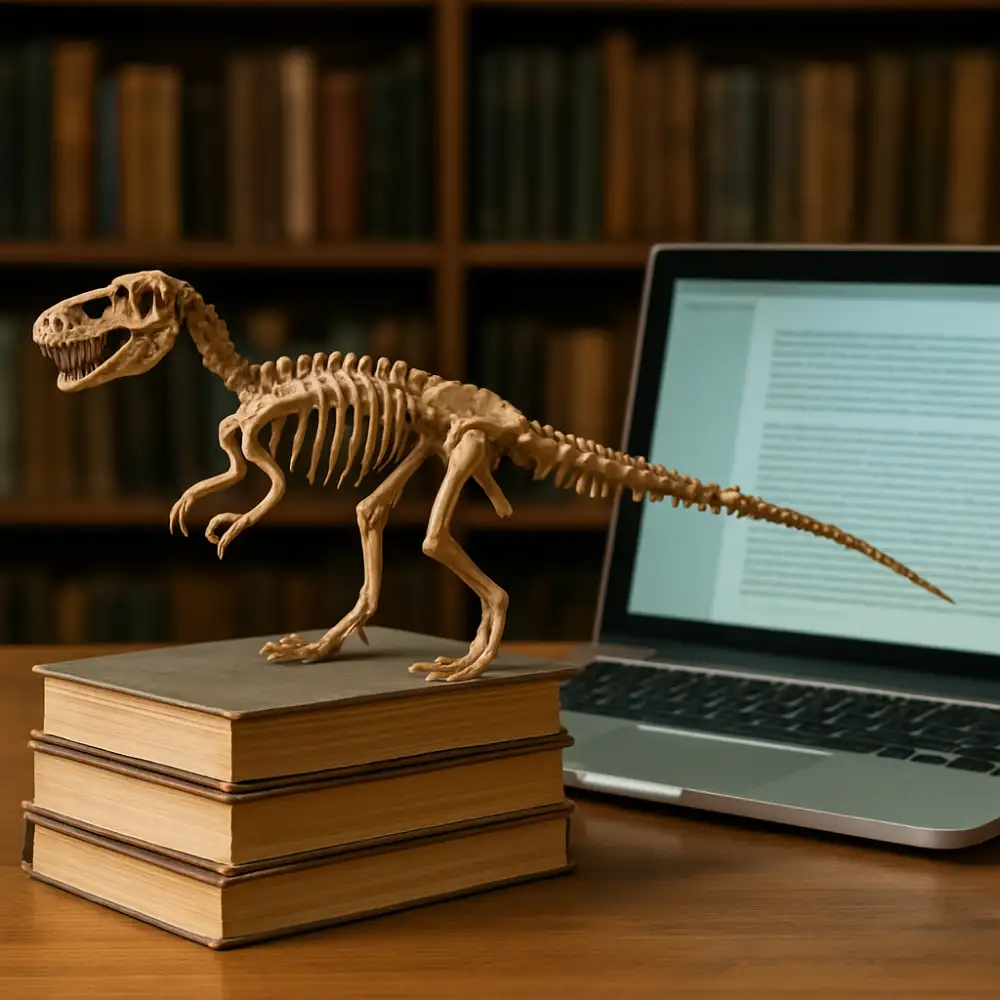 paleontologie literatura