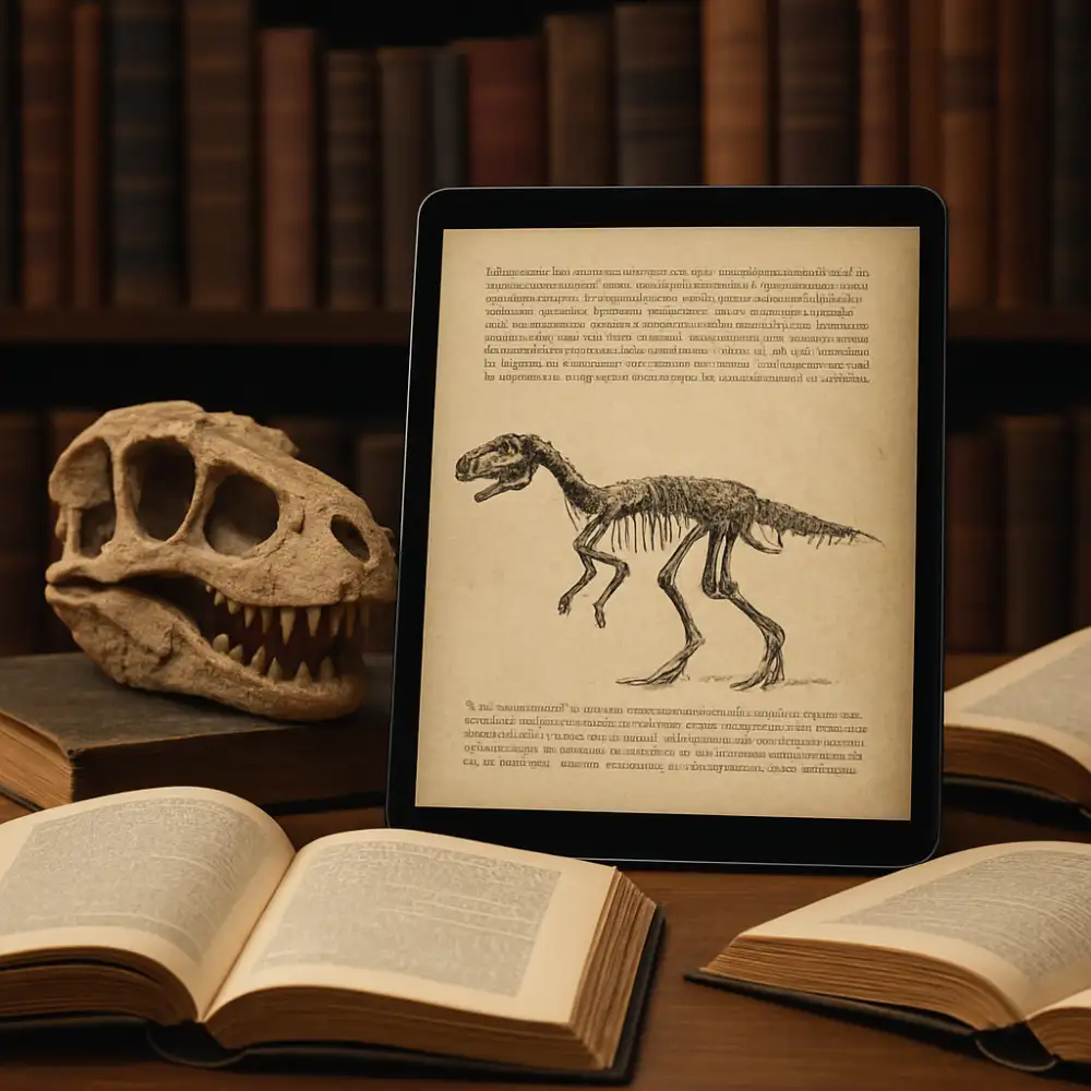 paleontologie literatura