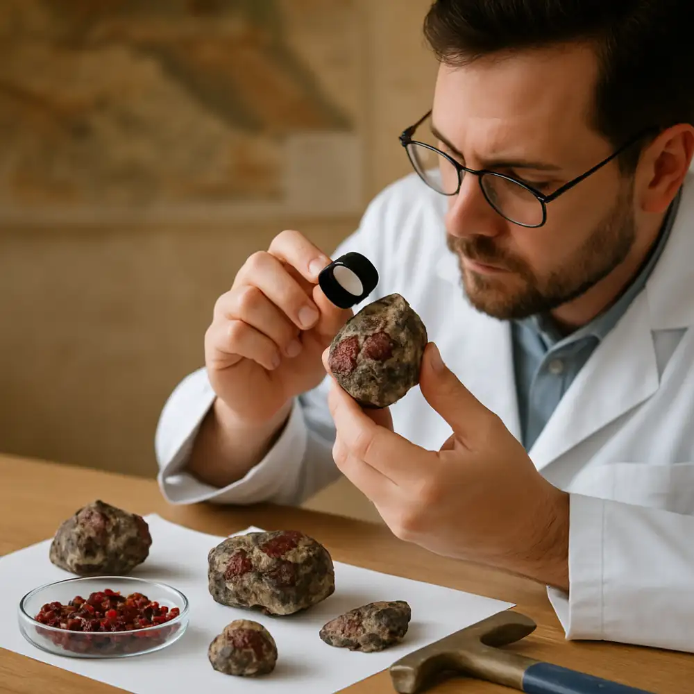 jesenicky granát geologie