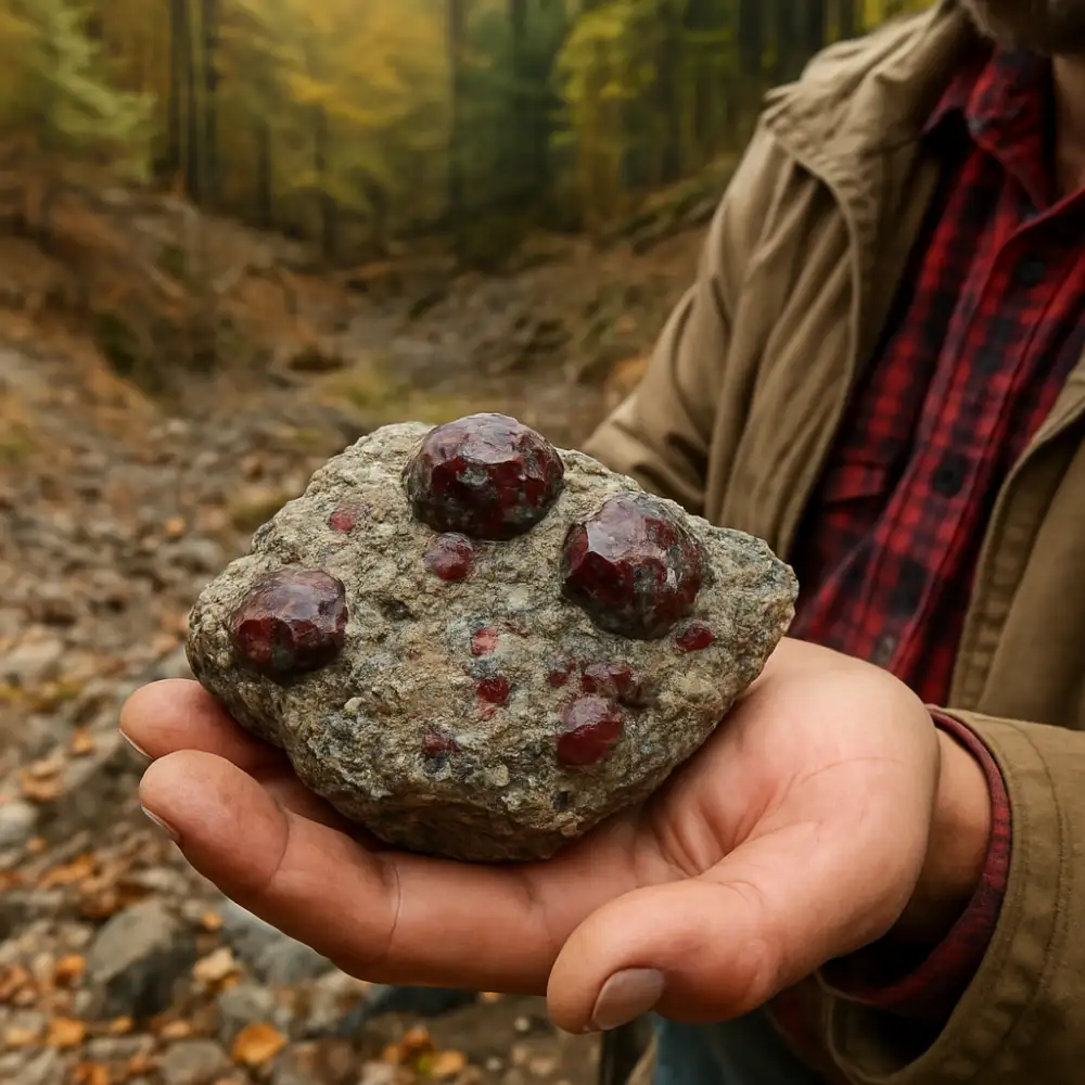 jesenicky granát geologie