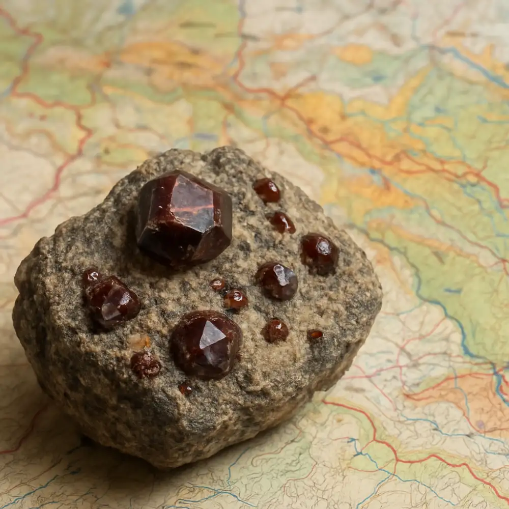 jesenicky granát geologie