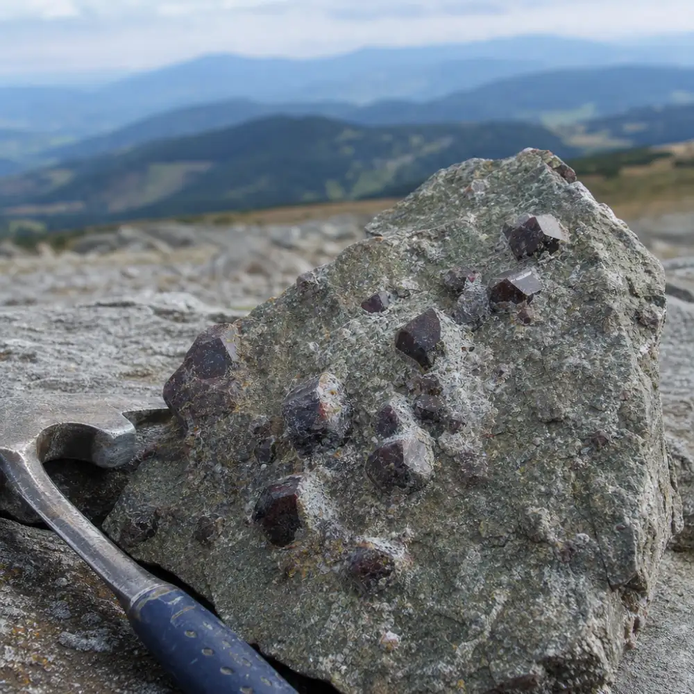 Jesenicky Granát Geologie