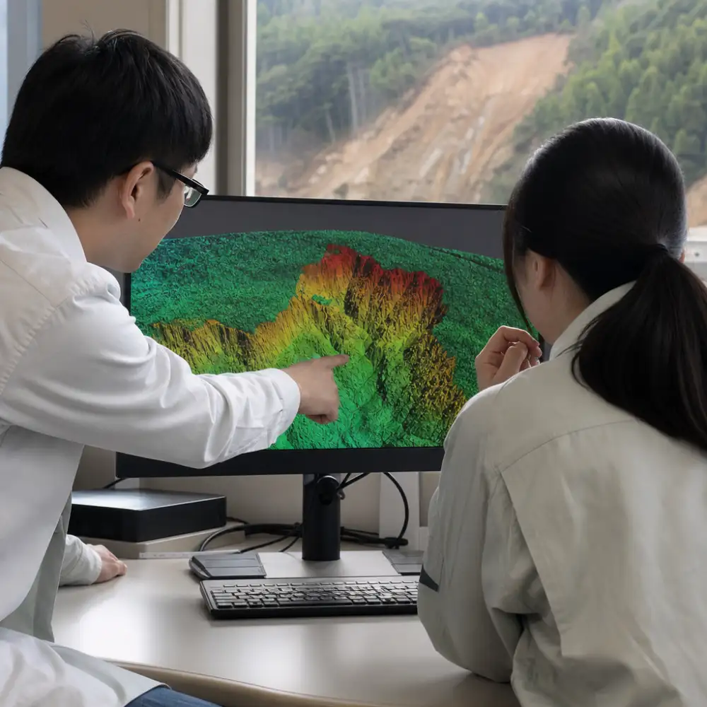 Japonští Vědci Zmapovali Vztahy Mezi Parametry Sesuvů Půdy Pomocí Lidaru