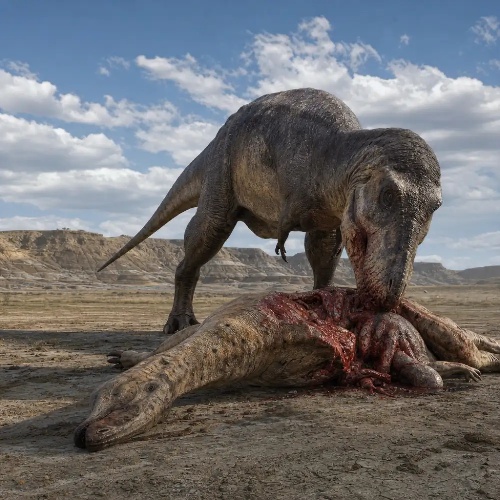 Studie Potvrdila, Že T. Rex Požíral Mršiny Hadrosauridů Ve Wyomingu