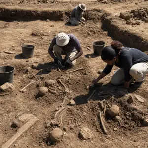 Na Svaté Heleně Zkoumají Masové Hroby Zachráněných Afrických Otroků Z 19. Století