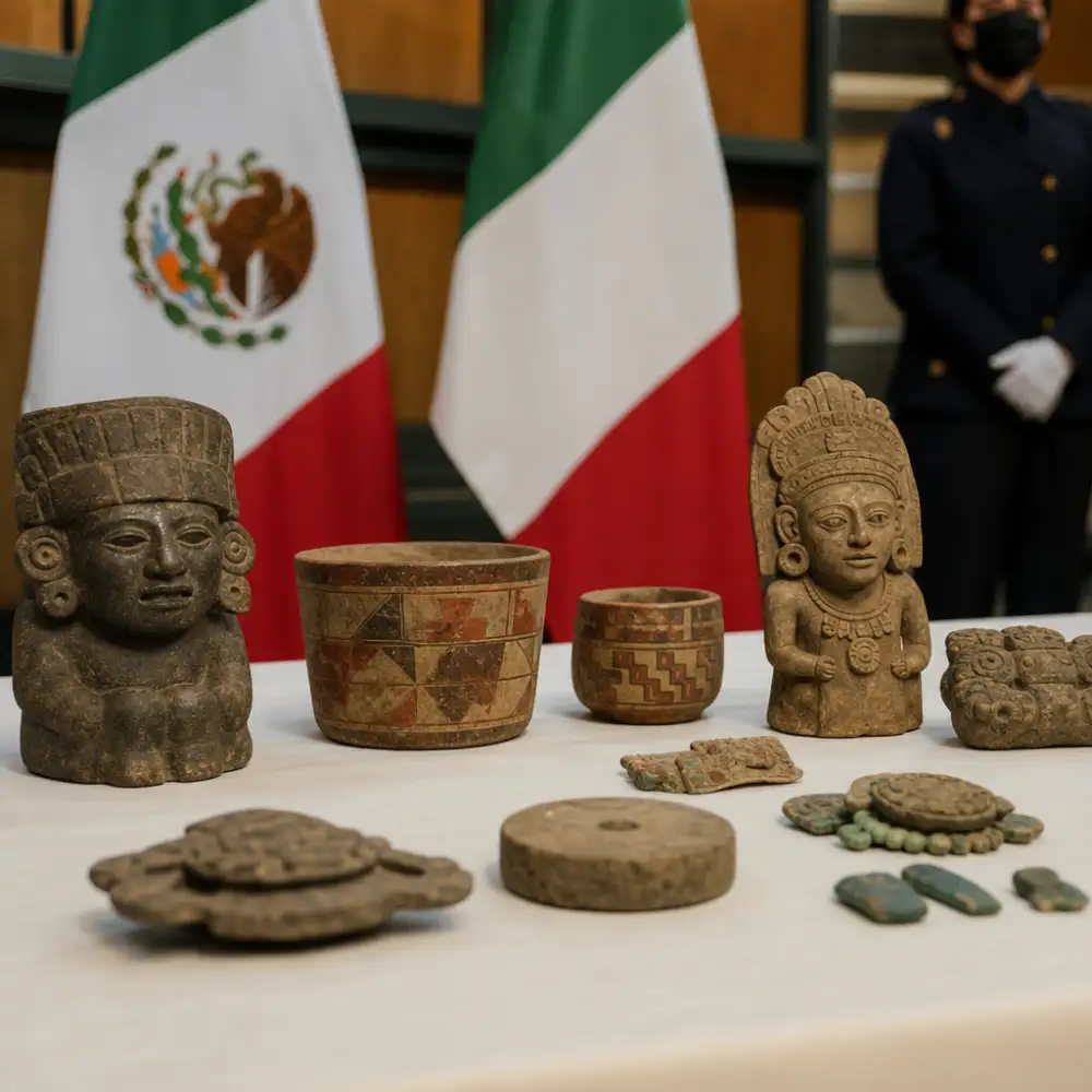 Itálie Vrátila Mexiku Nelegálně Vyvezené Předkolumbovské Artefakty