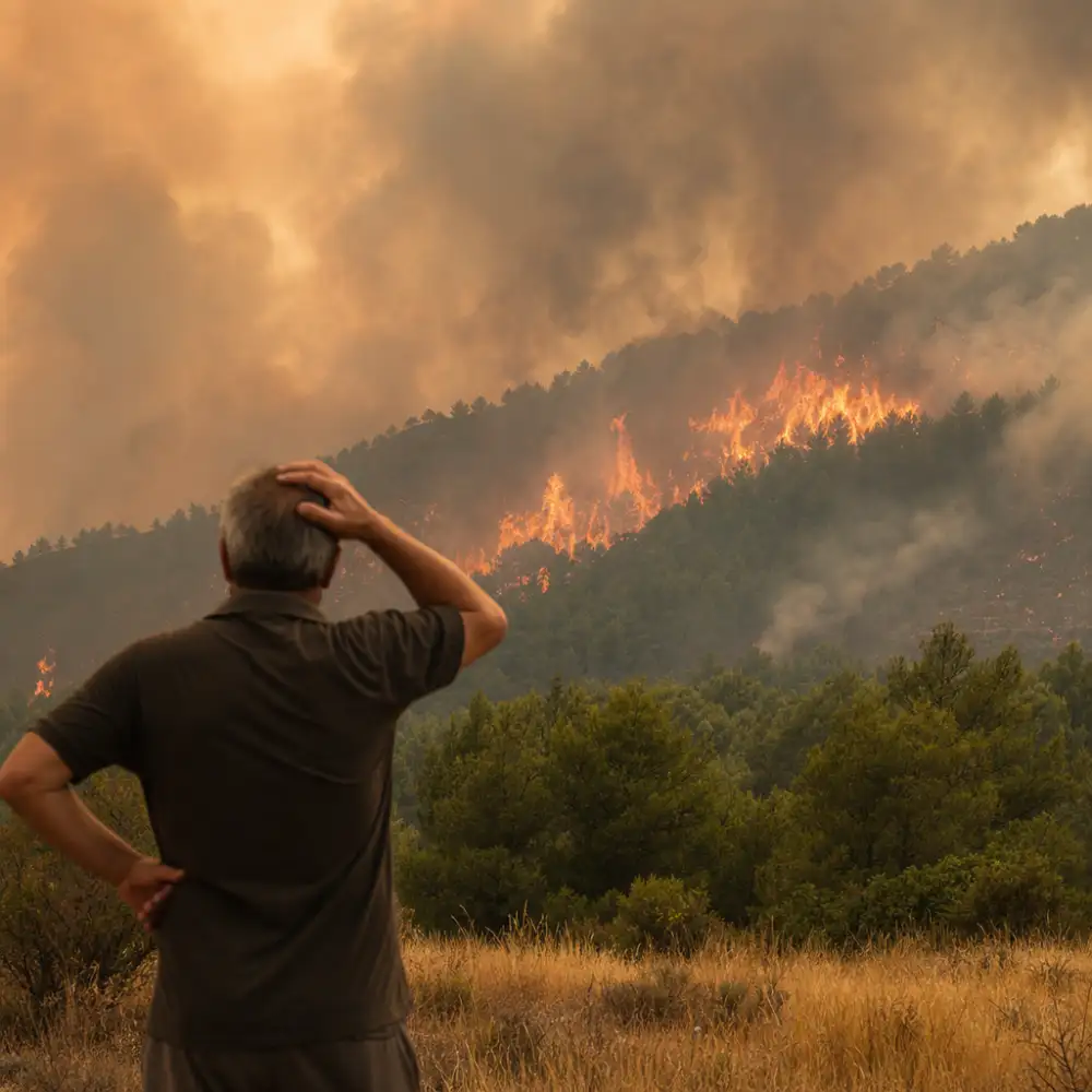 Klimatické Změny Až Dvacetkrát Zvýšily Riziko Letošních Požárů Ve Španělsku A Francii