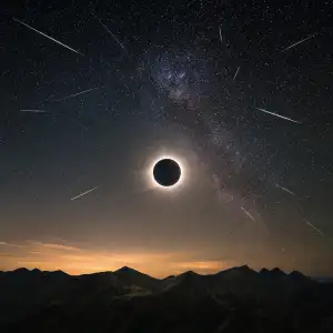 Srpen 2026 Přinese Úplné Sluneční Zatmění I Vrchol Meteorického Roje Perseidy
