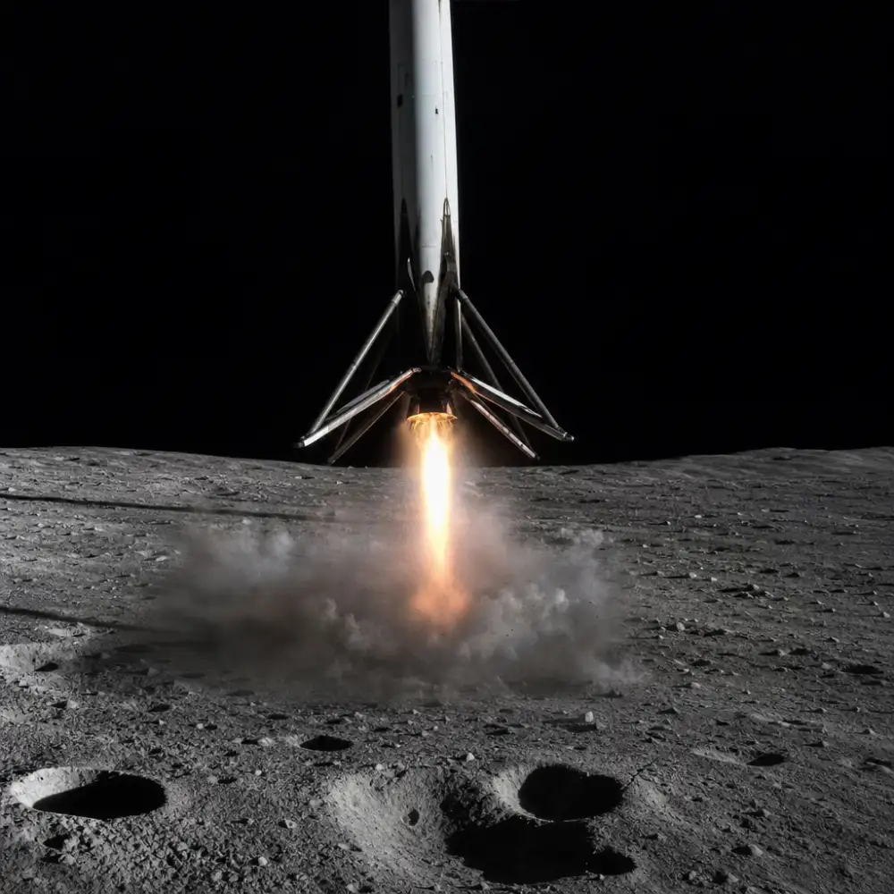 Raketa Falcon 9 Dopadla Na Měsíc, Nasa Sledovala Vznik Kráteru U Einsteina A Bella