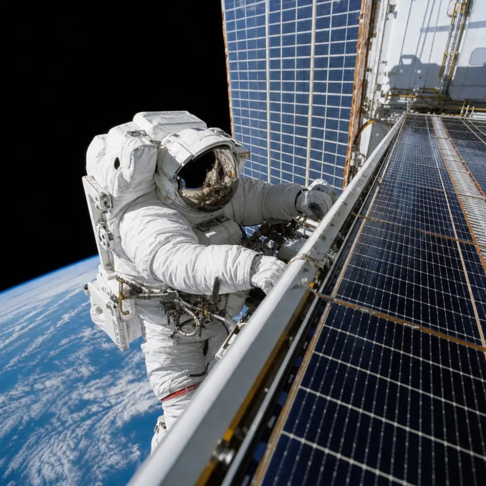 Astronauti Dokončili Přípravy Na Modernizaci Solárních Panelů Iss