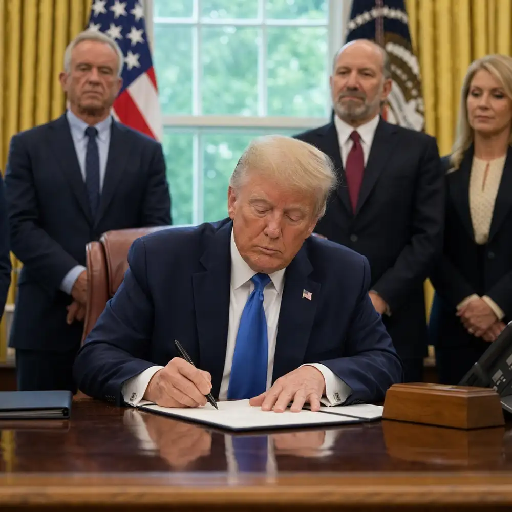 Trump Podepsal Příkaz Ke Snížení Počtu Dětských Vakcín, Kritici Namítají Absenci Důkazů