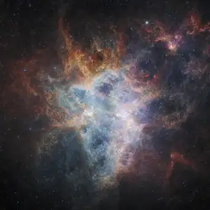 Nasa Zveřejnila Nový Kombinovaný Snímek Tarantulí Mlhoviny Z Několika Teleskopů