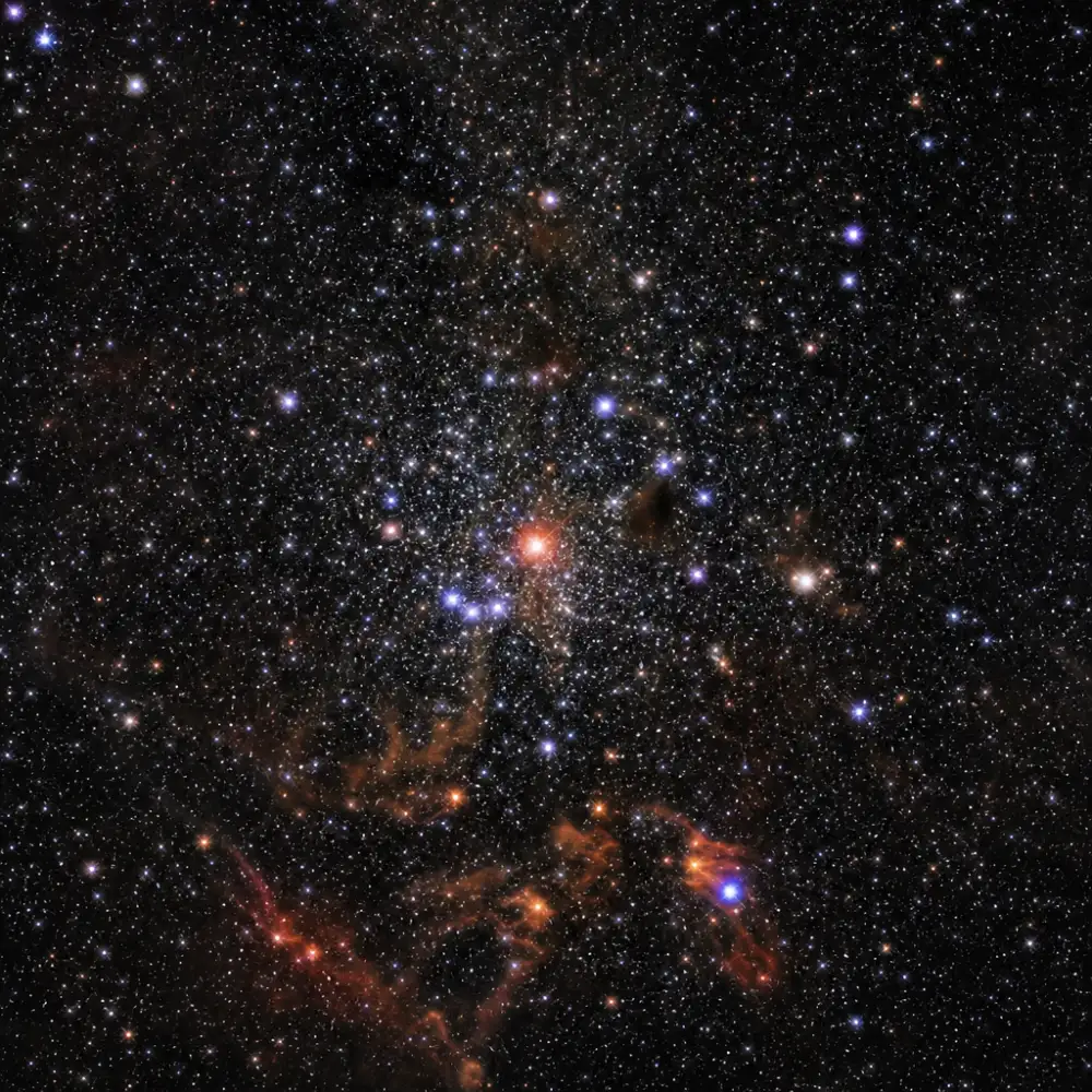 Astronomové Objevili U Černé Díry Sagittarius A* Prachem Obohacující Hvězdu Irs 3