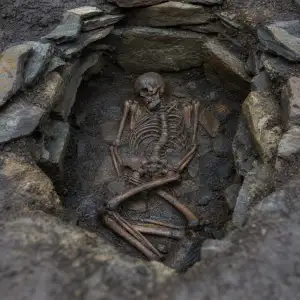 Archeologové Objevili Ve Skotské Vysočině 2000 Let Starou Kostru V Rituální Studni Z Doby Železné