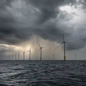 Vědci Varují: Masivní Expanze Větrných Farem V Severním Moři Může Změnit Srážky Do Roku 2050