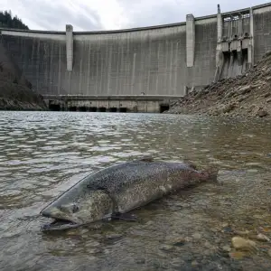 Kalifornský Losos Zimního Běhu Bojuje O Přežití, Na Vině Je Přehrada Shasta Dam