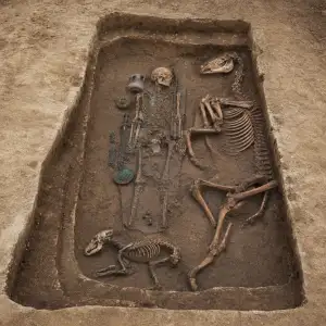 Archeologové Odkryli U Suzdalu Vzácný Hrob Šlechtice S Koněm A Psem Z 10. Století