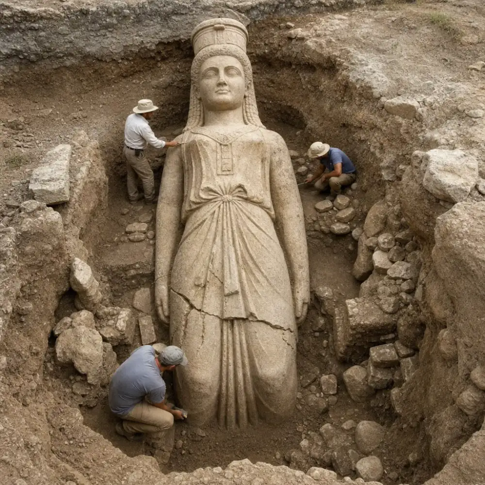 V Tureckém Sardisu Archeologové Objevili Téměř 2500 Let Starou Monumentální Sochu