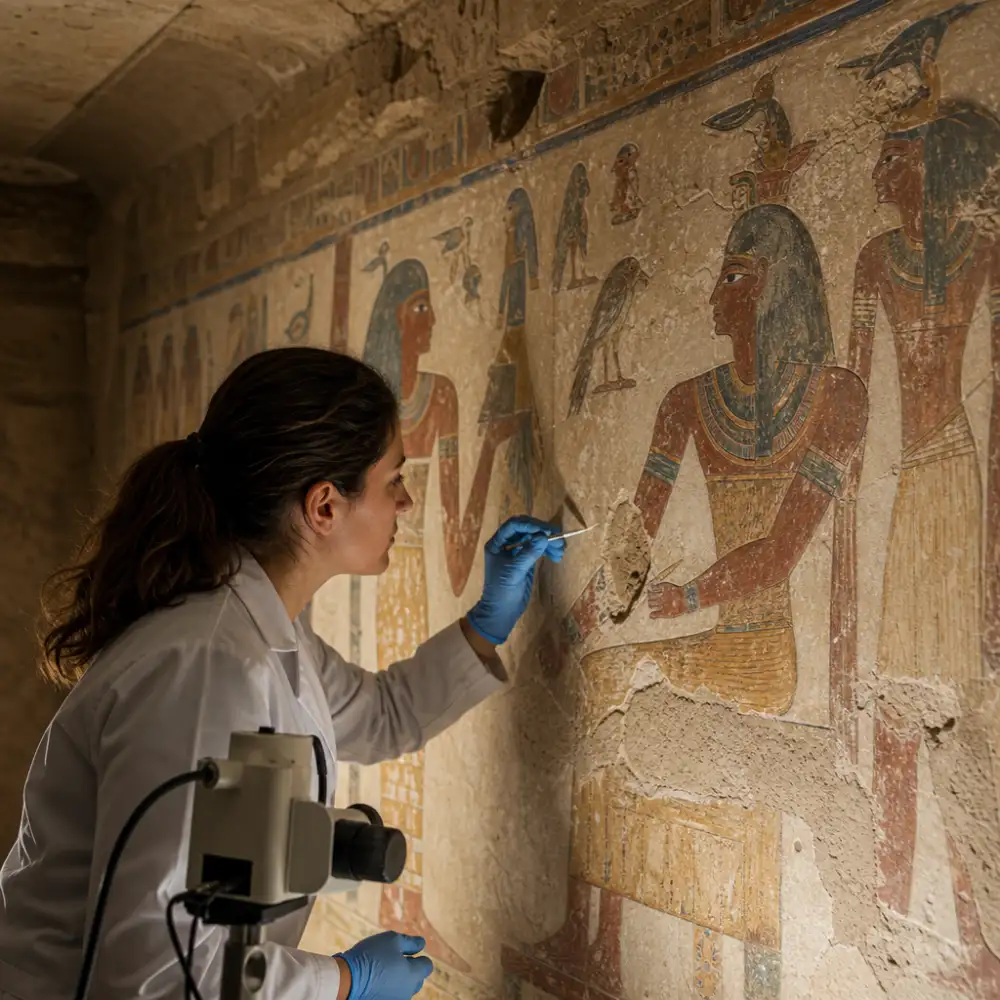 Vědci Odhalili Tajemství Trvanlivosti Barev Na Starověkých Egyptských Uměleckých Dílech