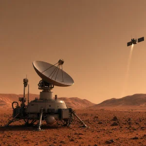 Nasa Svěřila Blue Origin Výstavbu Nové Telekomunikační Sítě Pro Mars Do Roku 2028