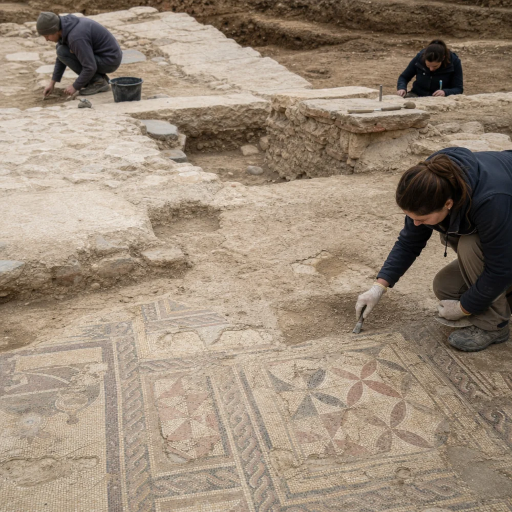 Archeologové Odkryli Na Agoře Antické Smyrny Vzácné Malby A Podlahy