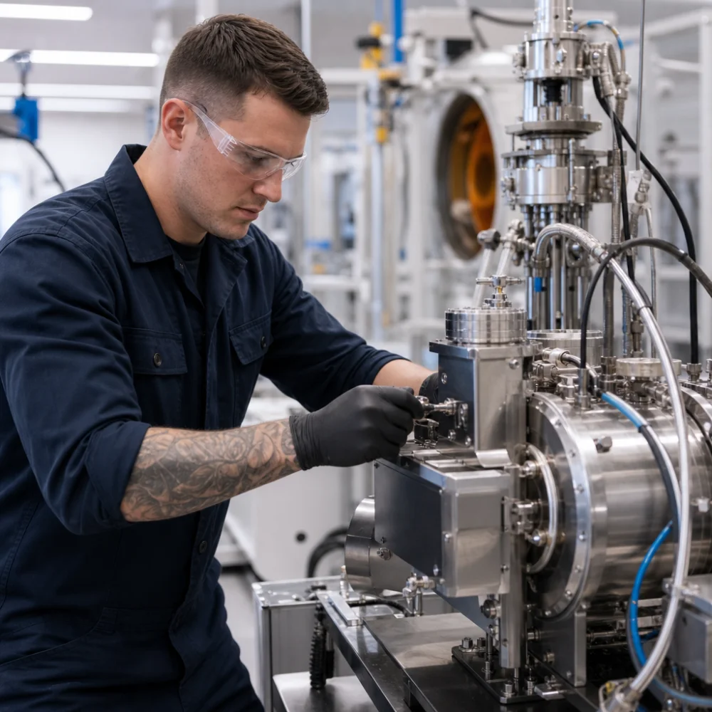 Bývalý Mechanik Us Marine Corps Stážuje V Nasa Langley Na Technologiích Výroby Ve Vesmíru