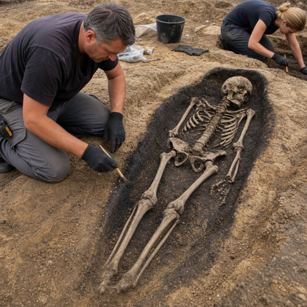 Archeologové Objevili Na Polském Pohřebišti Neobvyklý Hrob Vybočující Z Dobových Zvyklostí