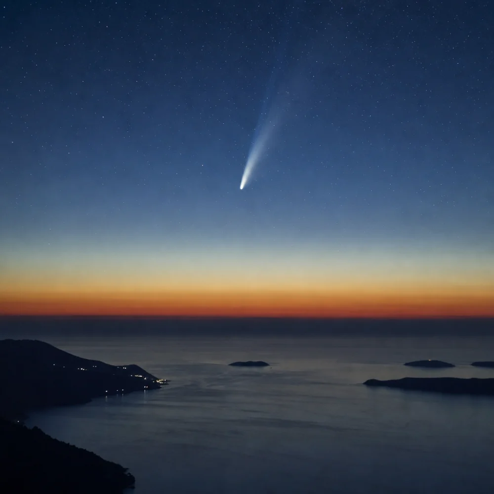 Nasa Zveřejnila Časosběrný Snímek Komety Neowise Nad Jadranem